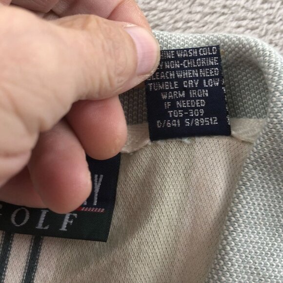 Trader Bay Mens Golf Polo Shirt Size 2XLT Short Sleeve Striped Casual Atheleisur - Picture 7 of 9